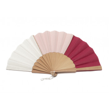 Abanico Luna Tricolor Fucsia