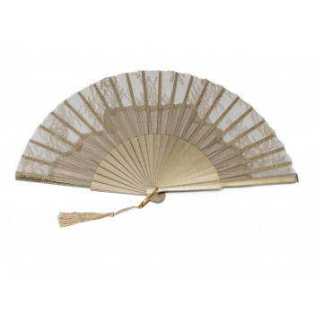 Abanico Asteria Dorado