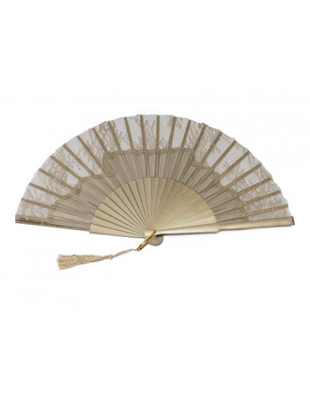 Abanico Asteria Dorado