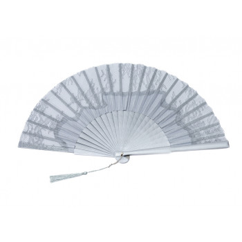 Abanico Asteria Plata