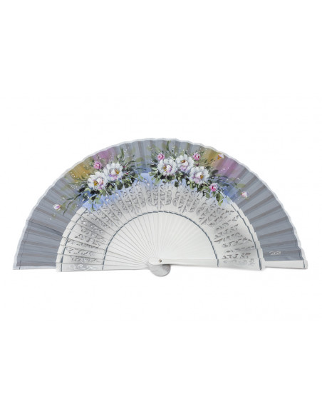 Abanico Albino Rosas