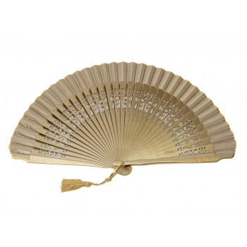 Abanico Brillante Oro
