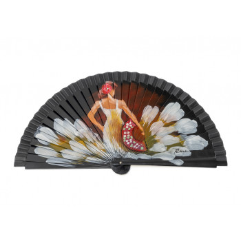 Abanico Flamenca Negro