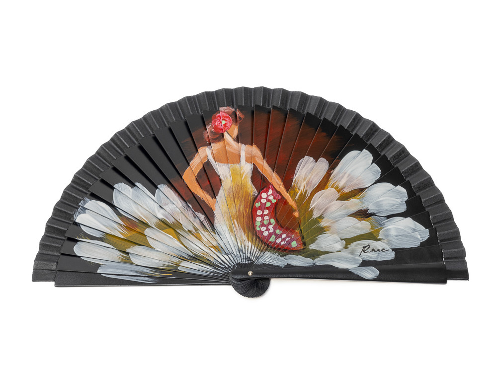 Abanico Flamenca Negro