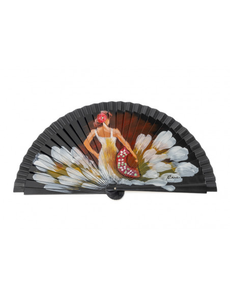 Abanico Flamenca Negro