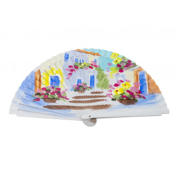 Abanico Patio Celeste