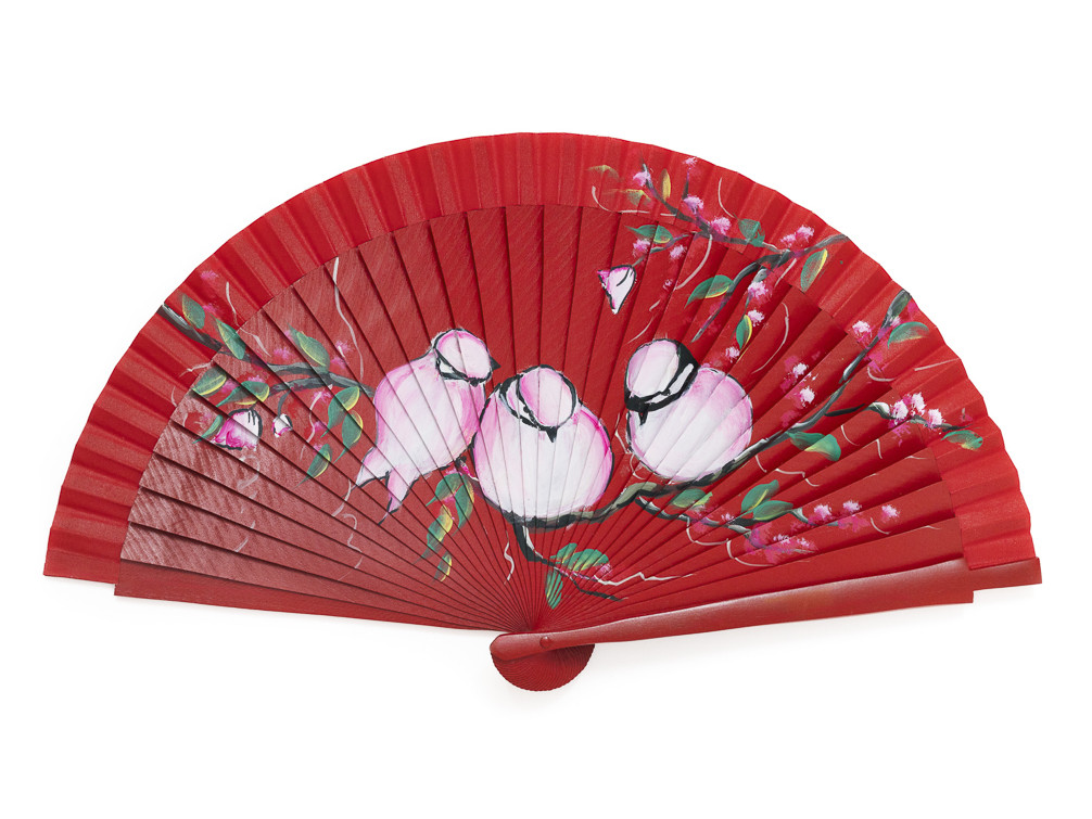 Abanico Mini Pajaritos