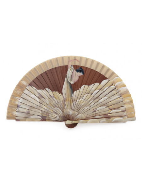 Abanico de Bailaora Crema