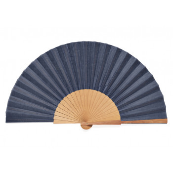 Abanico Pericón Liso Marino