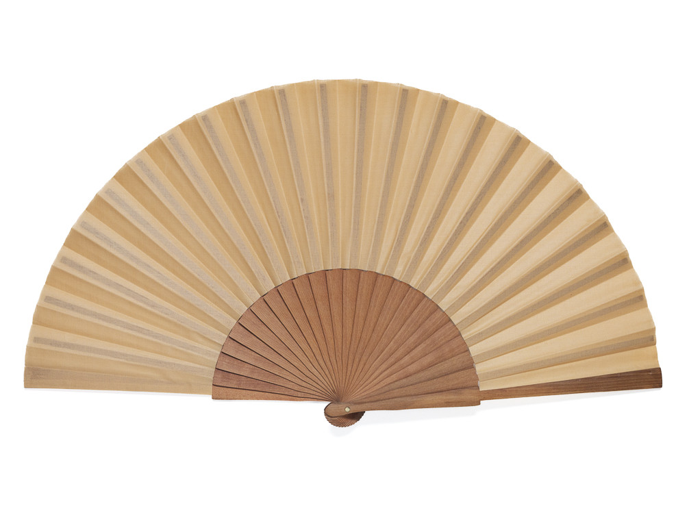 Abanico Pericón Liso Arena