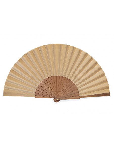 Abanico Pericón Liso Arena
