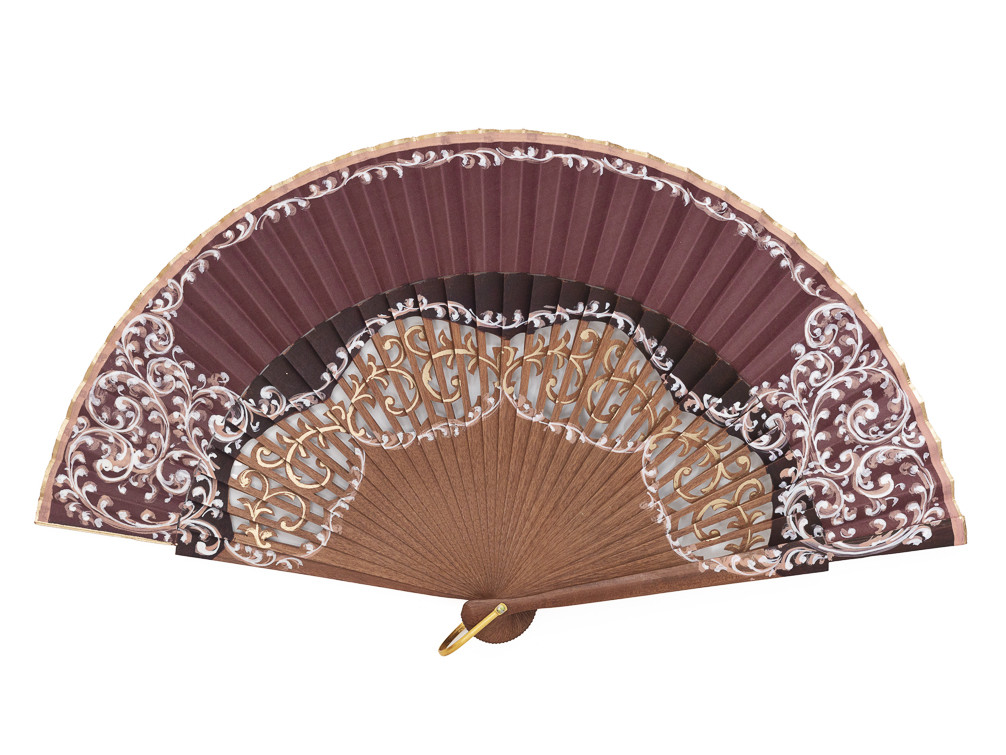 Abanico Flandes Granate