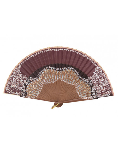 Abanico Flandes Granate