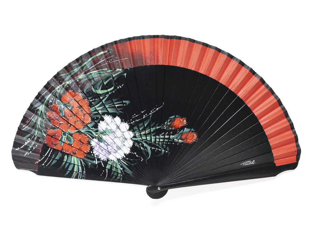 Abanico Claveles Sapán