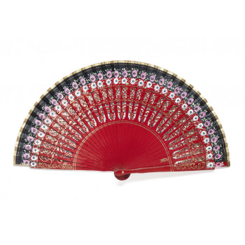 Abanico Calado Florecillas