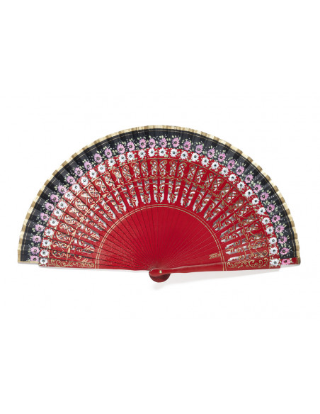 Abanico Calado Florecillas