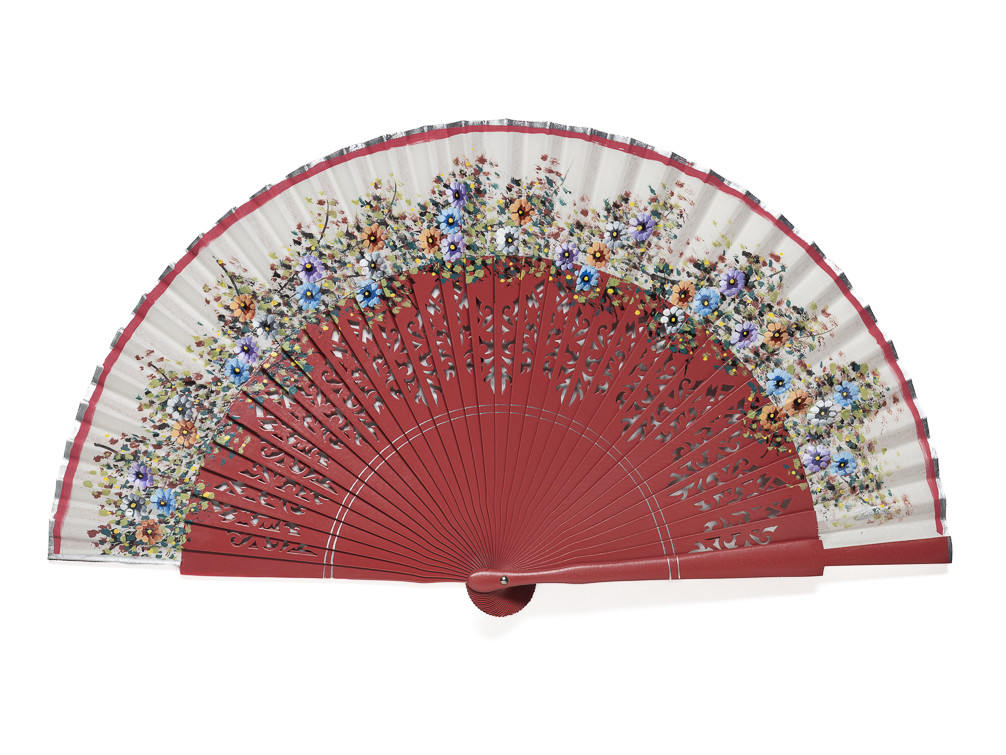 Abanico Calado Rojizo