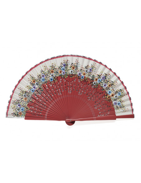 Abanico Calado Rojizo