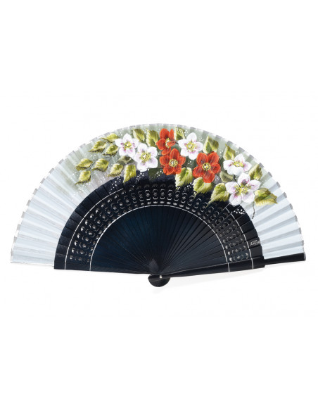 Abanico Calado Hibiscos