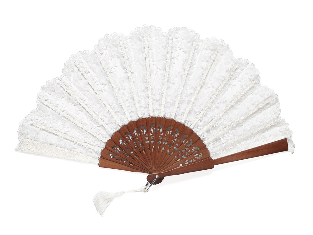 Abanico Novia Martina Natural