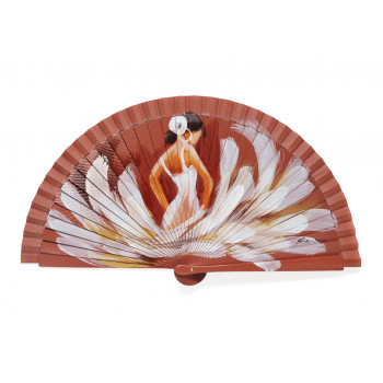 Abanico Bailaora Coral