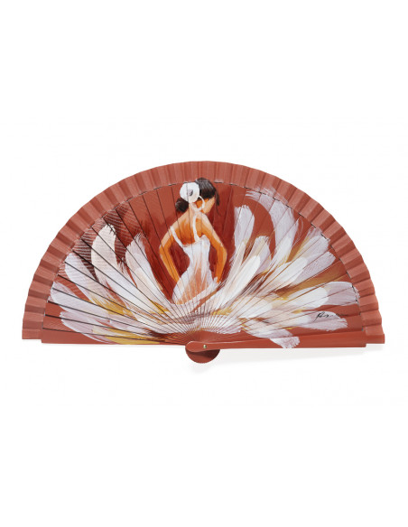 Abanico Bailaora Coral
