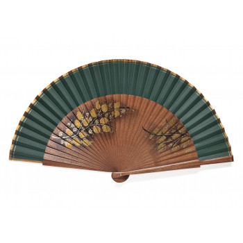 Abanico Nogal Verde Pino