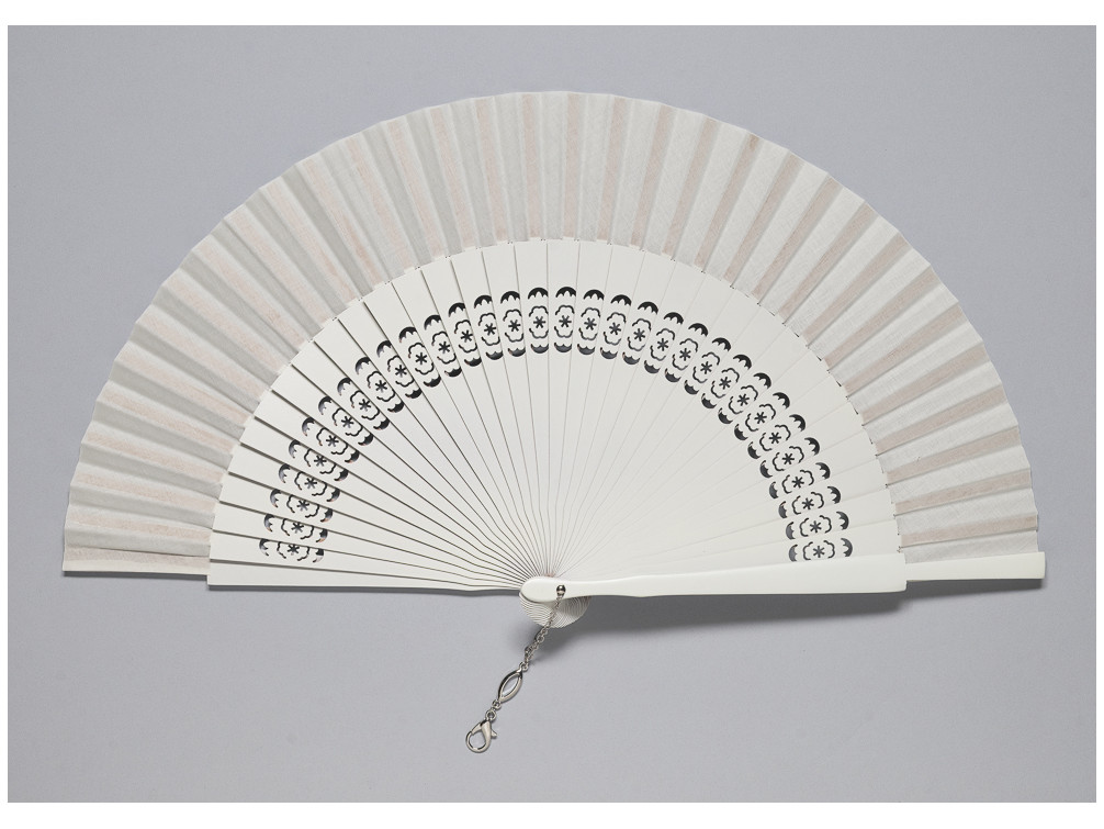 Abanico Inti Marfil