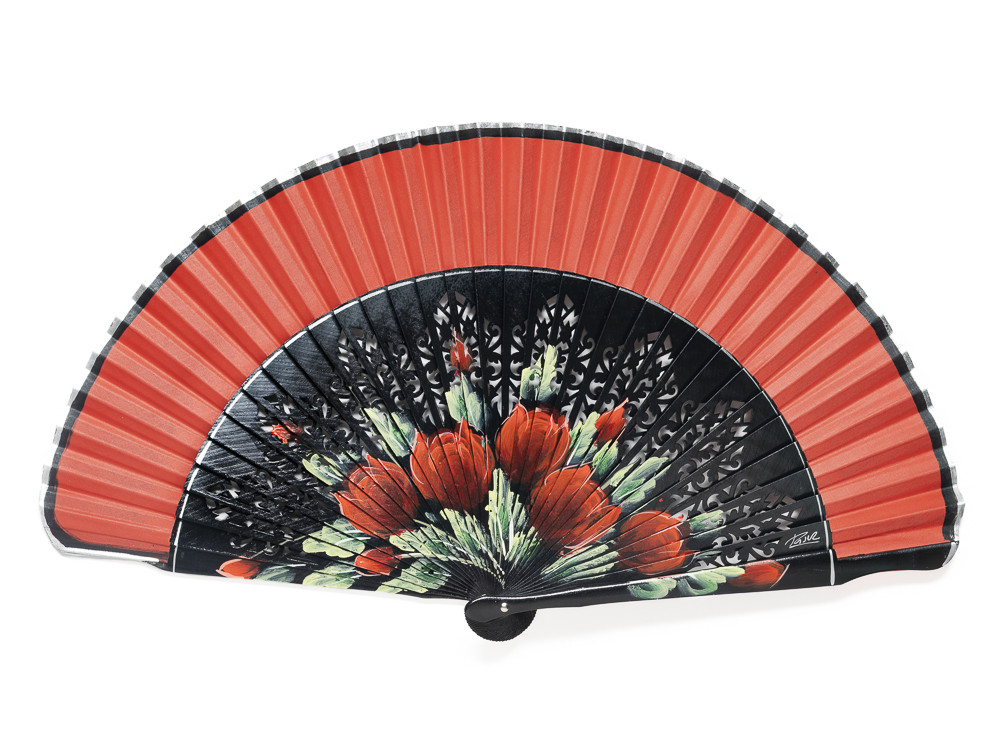 Abanico Clásico Tulipanes