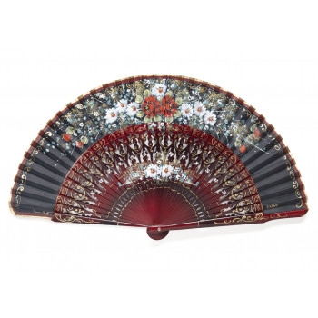 Abanico Lora Granate