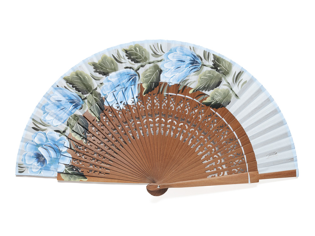 Abanico Esporlas Celeste
