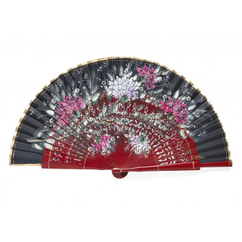 Abanico Hortensia Rojo
