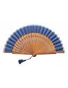 Abanico Liso Abedul Cobalto