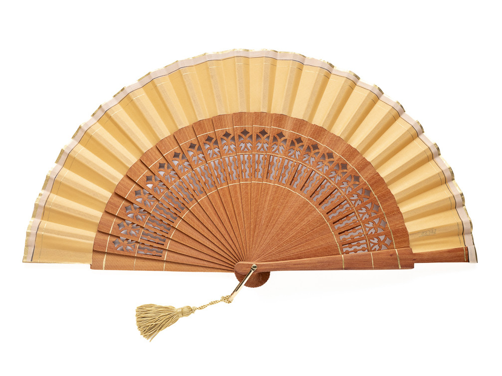 Abanico Abedul Liso Arena