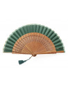 Abanico Abedul Liso Verde Pino