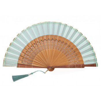 Abanico Abedul Liso Menta