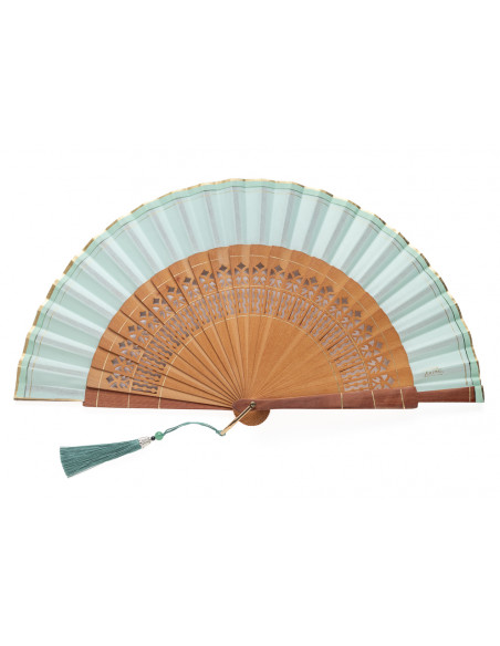 Abanico Abedul Liso Menta