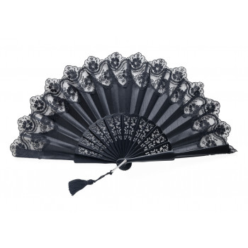 Abanico Alba Negro