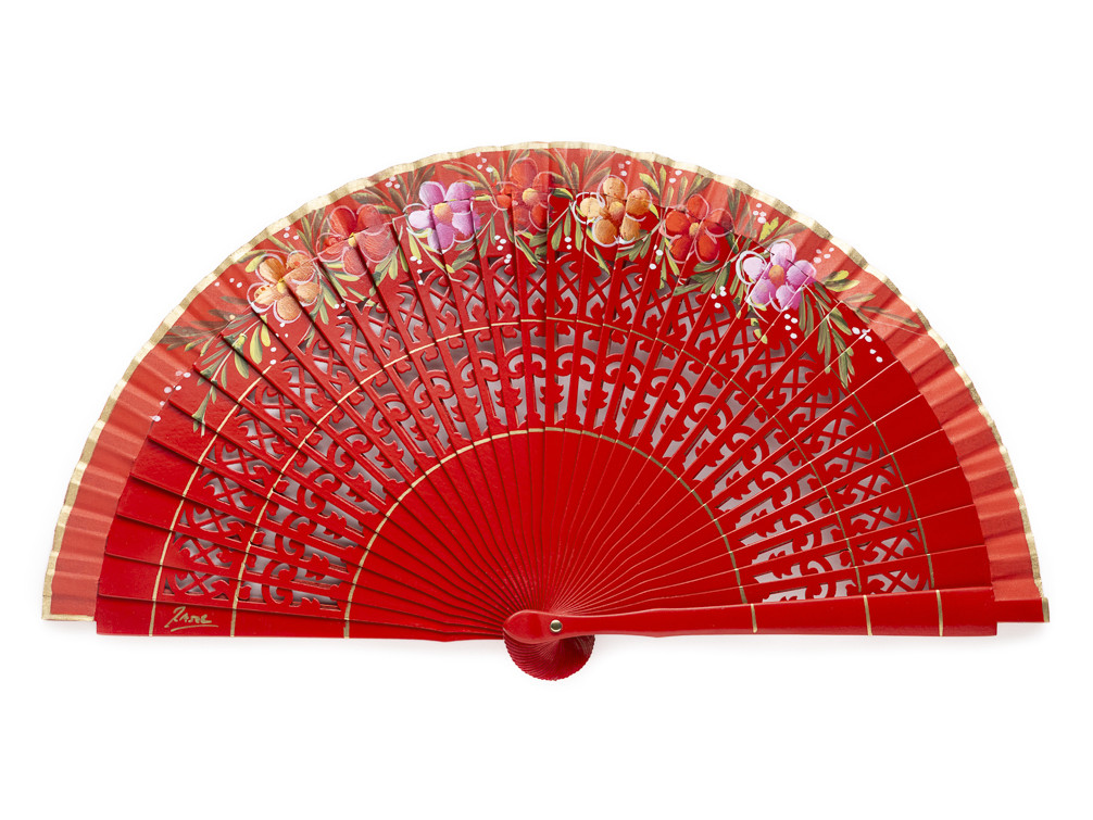 Abanico Mini Pegolí Rojo