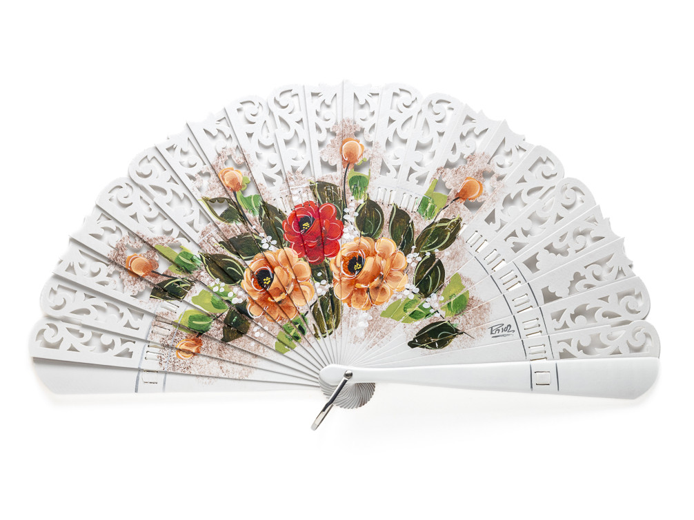 Abanico Baraja Rosal