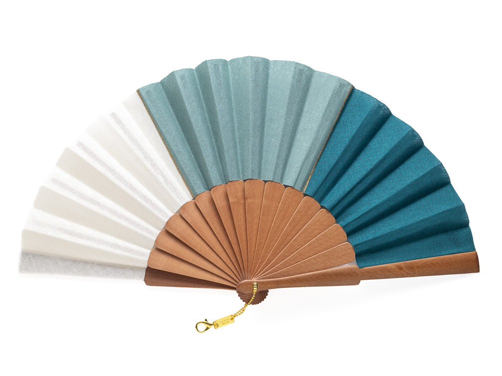 Abanico Luna Tricolor Verde