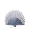 Abanico Mantilla Mini Platino