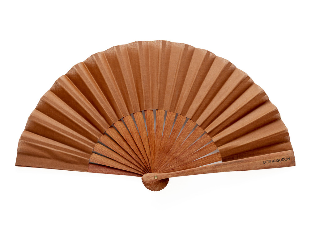 Abanico  Don Algodón Mini Terracota