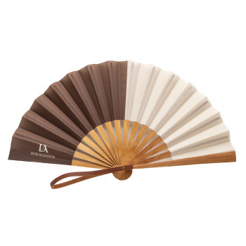 Abanico Bicolor Café Don Algodón