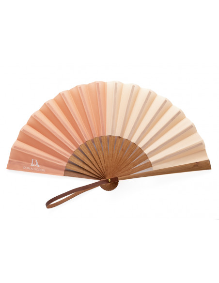 Abanico Bicolor Salmón Don algodón