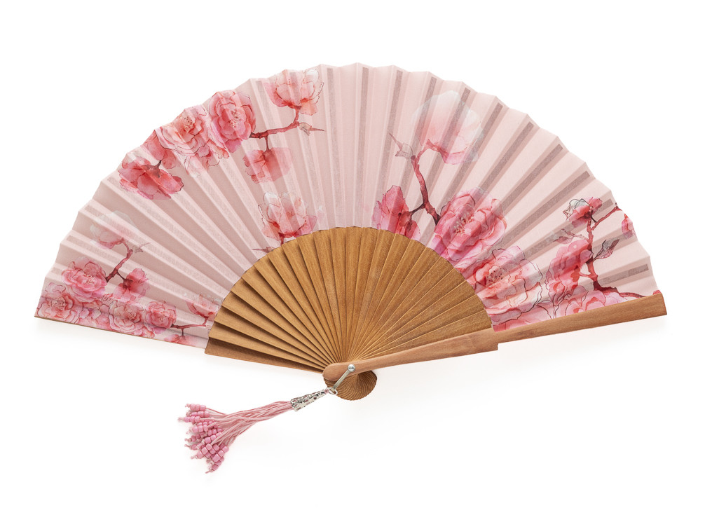 Abanico Estampado Rosal