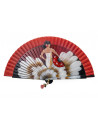 Abanico Flamenca Rojo