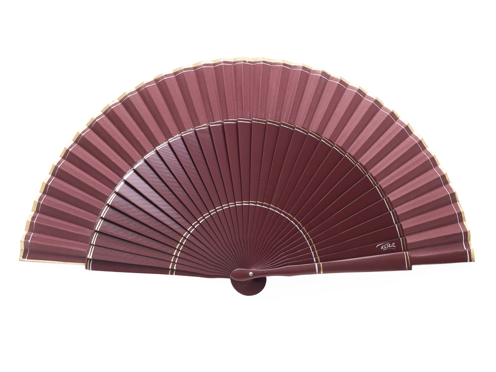 Abanico Inazares Granate