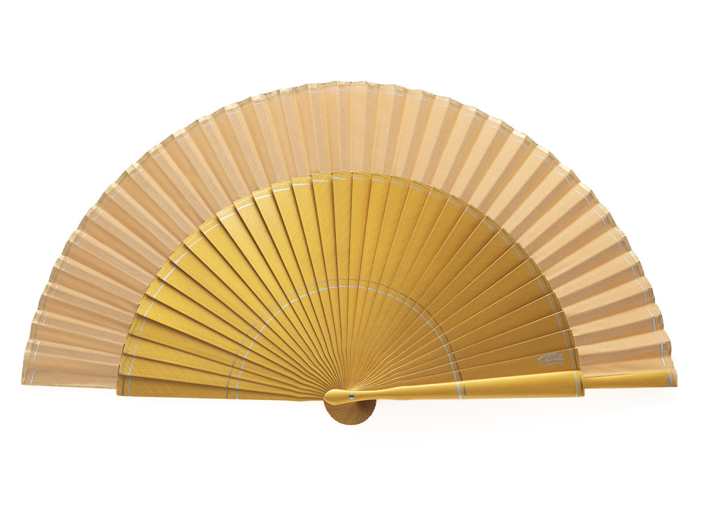 Abanico Inazares Dorado