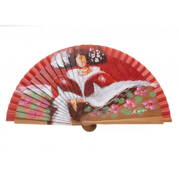 Abanico Menina Rojo Mini